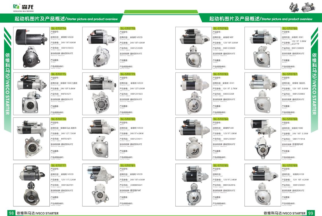 24V 11T 5.5KW Starter Motor Doosan DL08 65262017073B 65.262017073B For DX350